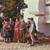 Kopā ar tēlnieku Jāni Karlovu eposa "Lāčplēsis" simtgadei veltītā pieminekļa atklāšanā Andreja Pumpura dzimtajā vietā Birzgalē 1988. gadā.