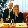 ES kultūras ministru sanāksmē 2003. gada oktobrī Opātijā Horvātijā.